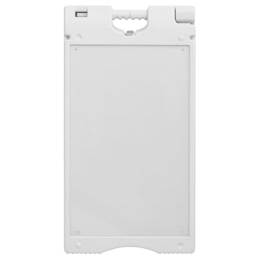 vidaXL Cavalete publicitário estrutura em A 45x7x84,5 cm PEAD cinza