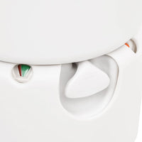 vidaXL Sanita integrada p/ campismo 24+17 L PEAD e aço branco