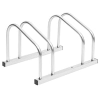 vidaXL Suporte para 2 bicicletas aço galvanizado