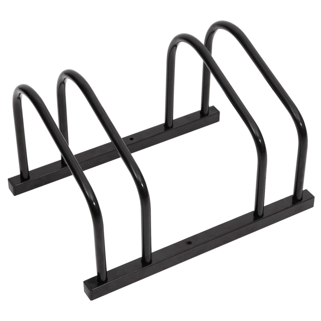 vidaXL Suporte para 2 bicicletas aço galvanizado