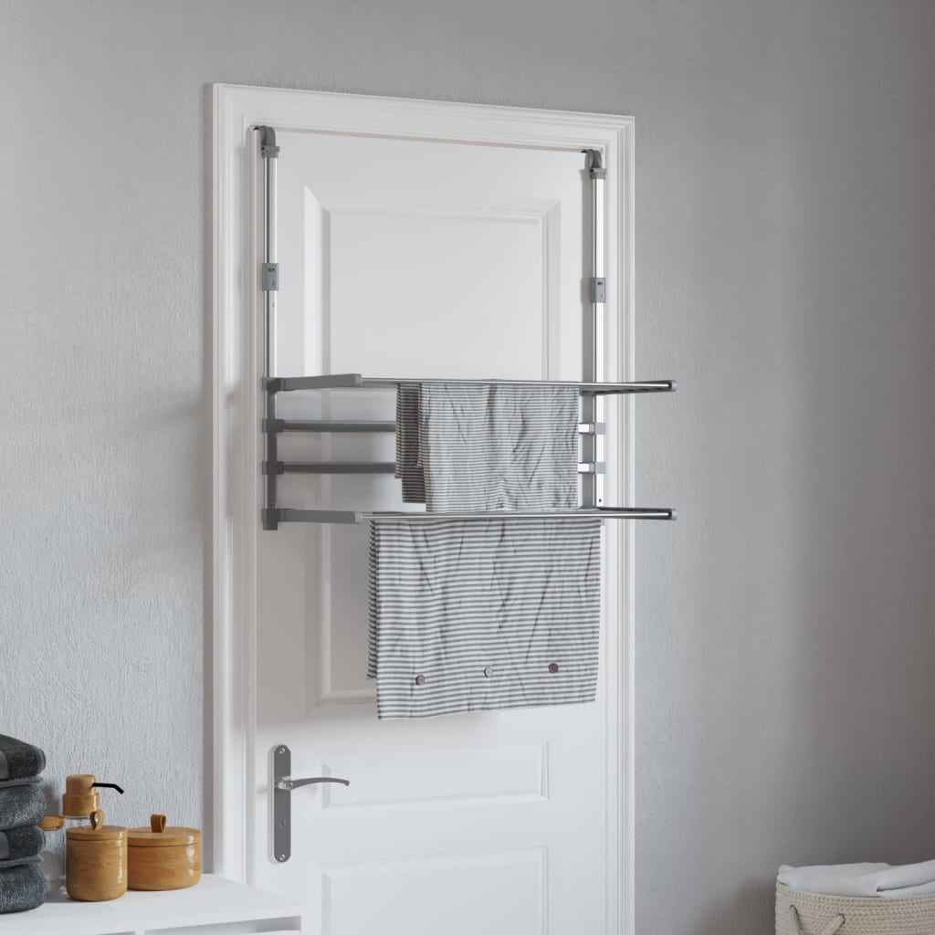 vidaXL Estendal para varanda 54x25x42 cm alumínio
