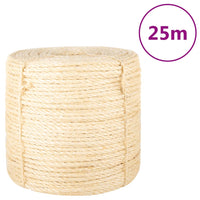 vidaXL Corda 100% sisal 6 mm 100 m