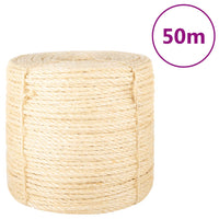 vidaXL Corda 100% sisal 6 mm 100 m