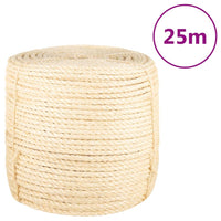 vidaXL Corda 100% sisal 6 mm 100 m