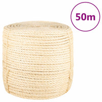 vidaXL Corda 100% sisal 6 mm 100 m