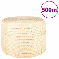 vidaXL Corda 100% sisal 6 mm 100 m