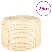 vidaXL Corda 100% sisal 6 mm 100 m