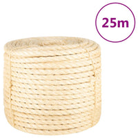 vidaXL Corda 100% sisal 6 mm 100 m