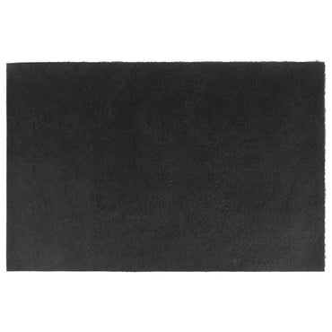 vidaXL Tapete de porta 45x75 cm fibra de coco tufada natural