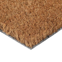 vidaXL Tapete de porta 45x75 cm fibra de coco tufada natural