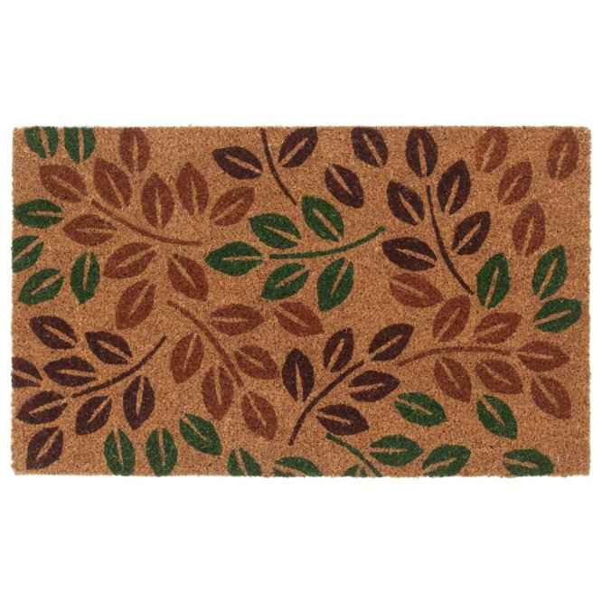 vidaXL Tapete de porta 40x60 cm fibra de coco tufada natural
