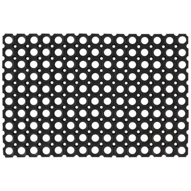 vidaXL Tapete de porta retangular 40x60 cm borracha