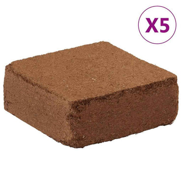 vidaXL Blocos de fibra de coco 2 pcs 5 kg/cada 10 kg/total
