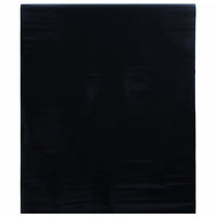 vidaXL Película para janela estática 45x500 cm PVC preto fosco