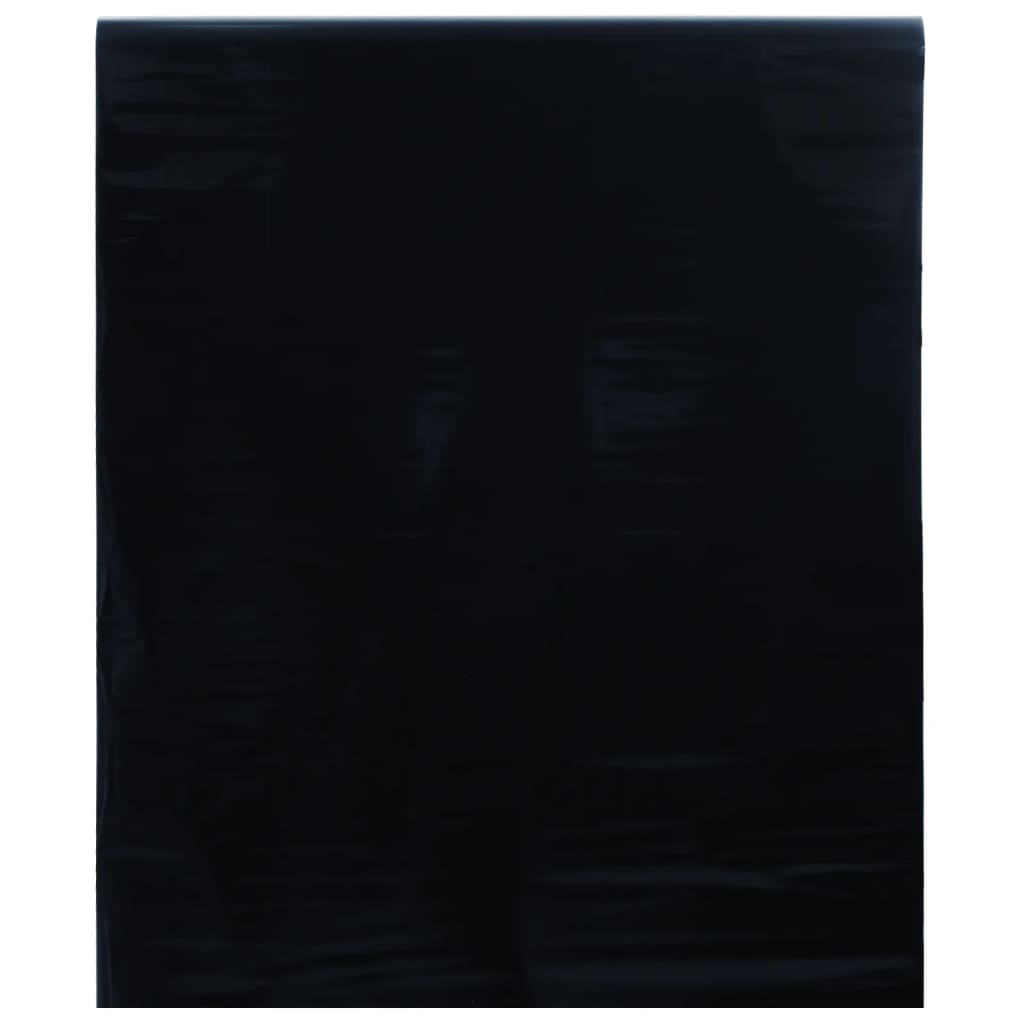 vidaXL Película para janela estática 45x500 cm PVC preto fosco
