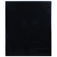 vidaXL Película para janela estática 45x500 cm PVC preto fosco