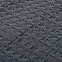 vidaXL Tela de varanda 300x100 cm vime PE castanho e preto
