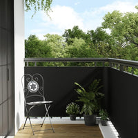 vidaXL Tela de varanda 300x100 cm vime PE castanho e preto