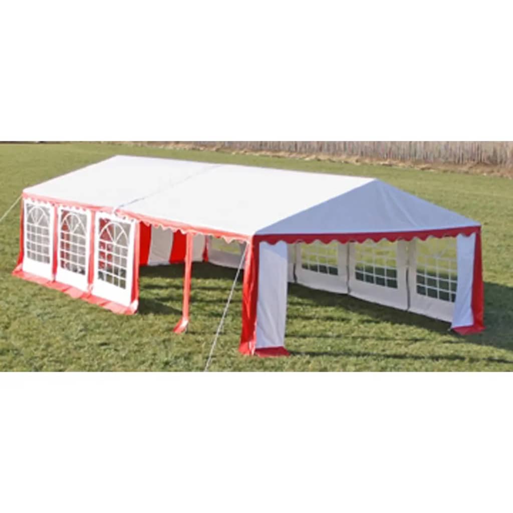 vidaXL Tenda de festa 10 x 5 m vermelho