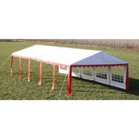 vidaXL Tenda de festa 10 x 5 m vermelho