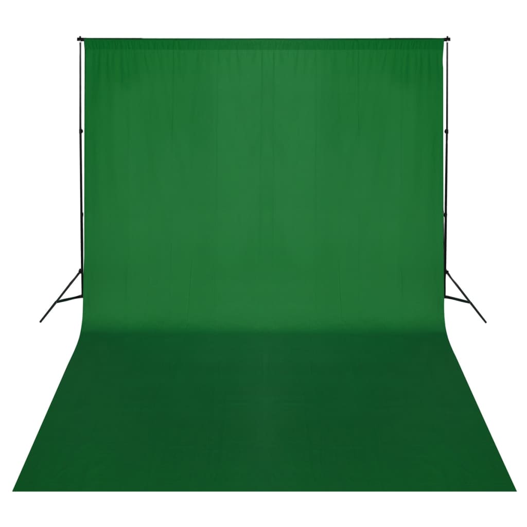 vidaXL Sistema porta-fundos 300 x 300 cm verde