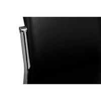 vidaXL Cadeiras de jantar 6 pcs couro artificial preto