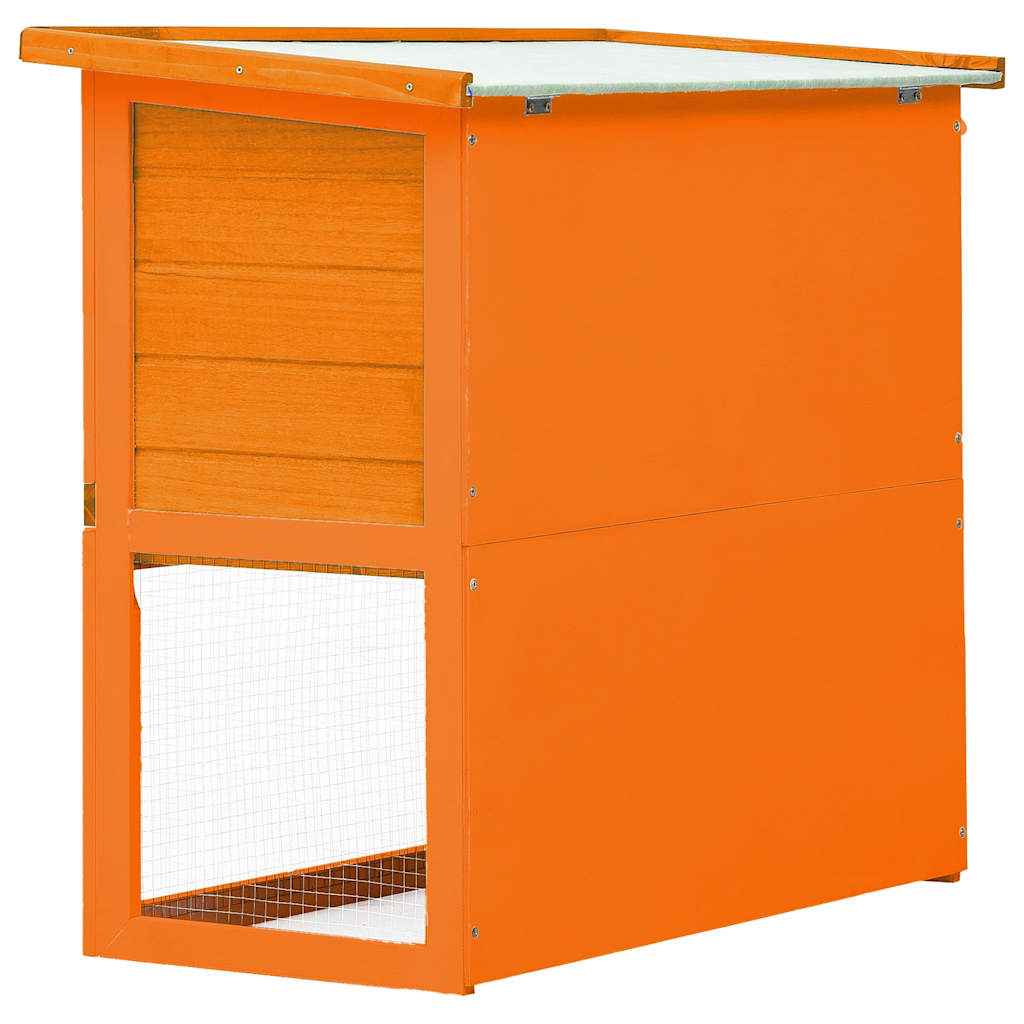 vidaXL Coelheira para animais pequenos 1 porta madeira