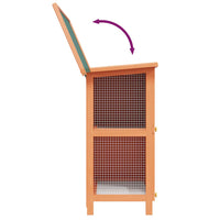 vidaXL Coelheira para animais pequenos 4 portas madeira