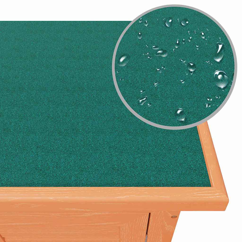 vidaXL Coelheira para animais pequenos 4 portas madeira