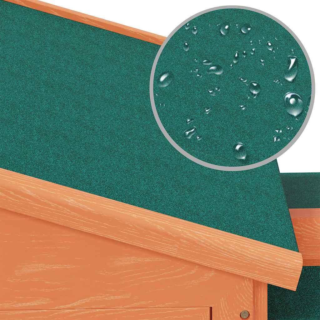 vidaXL Coelheira grande para animais pequenos madeira