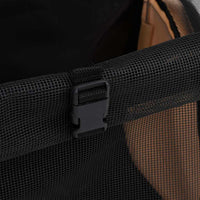 vidaXL Carrinho para animais de estimação polivalente e dobrável bege