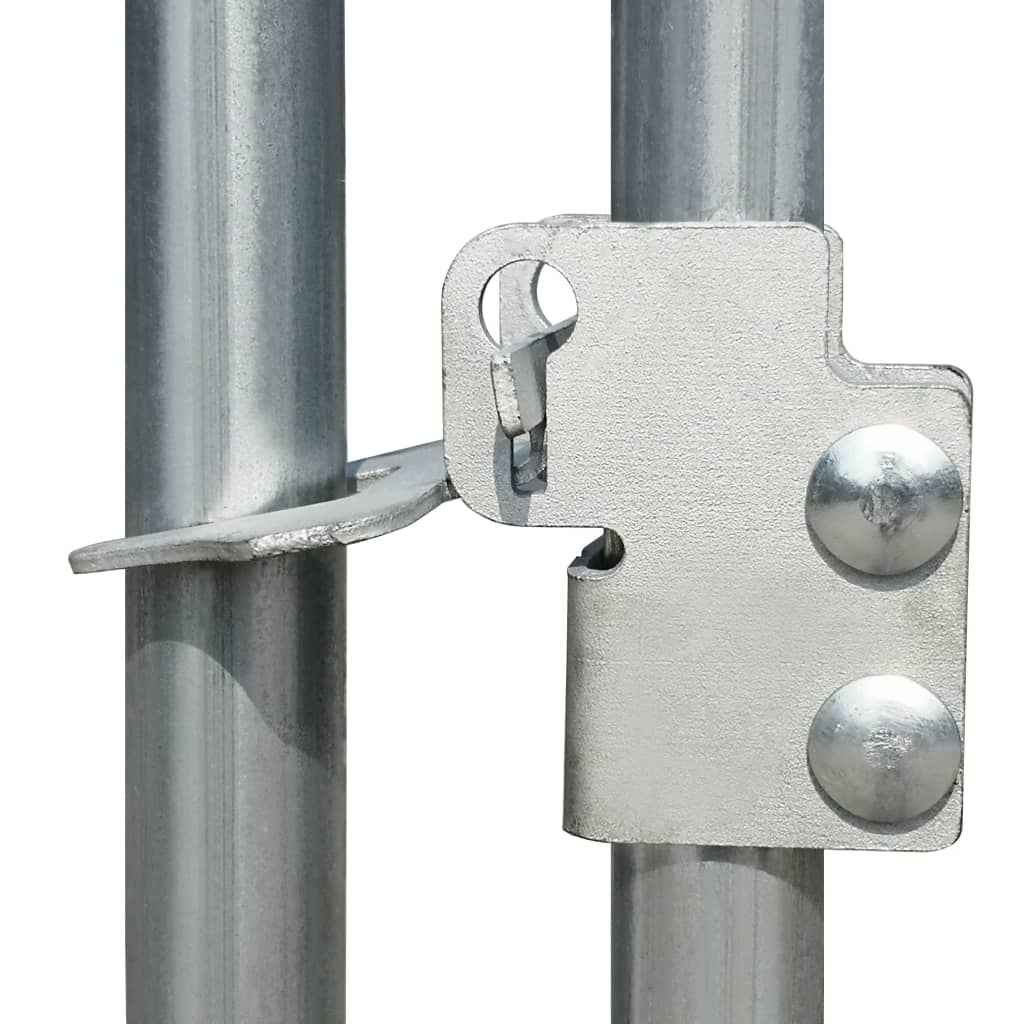 vidaXL Galinheiro de exterior em aço galvanizado 2x2x1,92 m