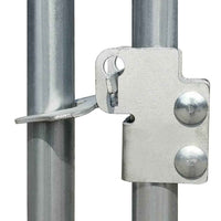 vidaXL Galinheiro de exterior em aço galvanizado 2x2x1,92 m