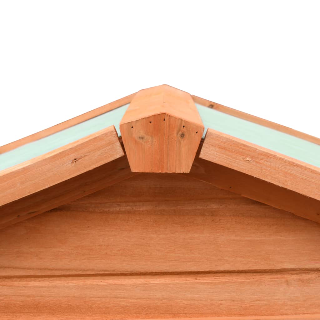 vidaXL Coelheira em pinho e abeto maciços 310x70x87 cm