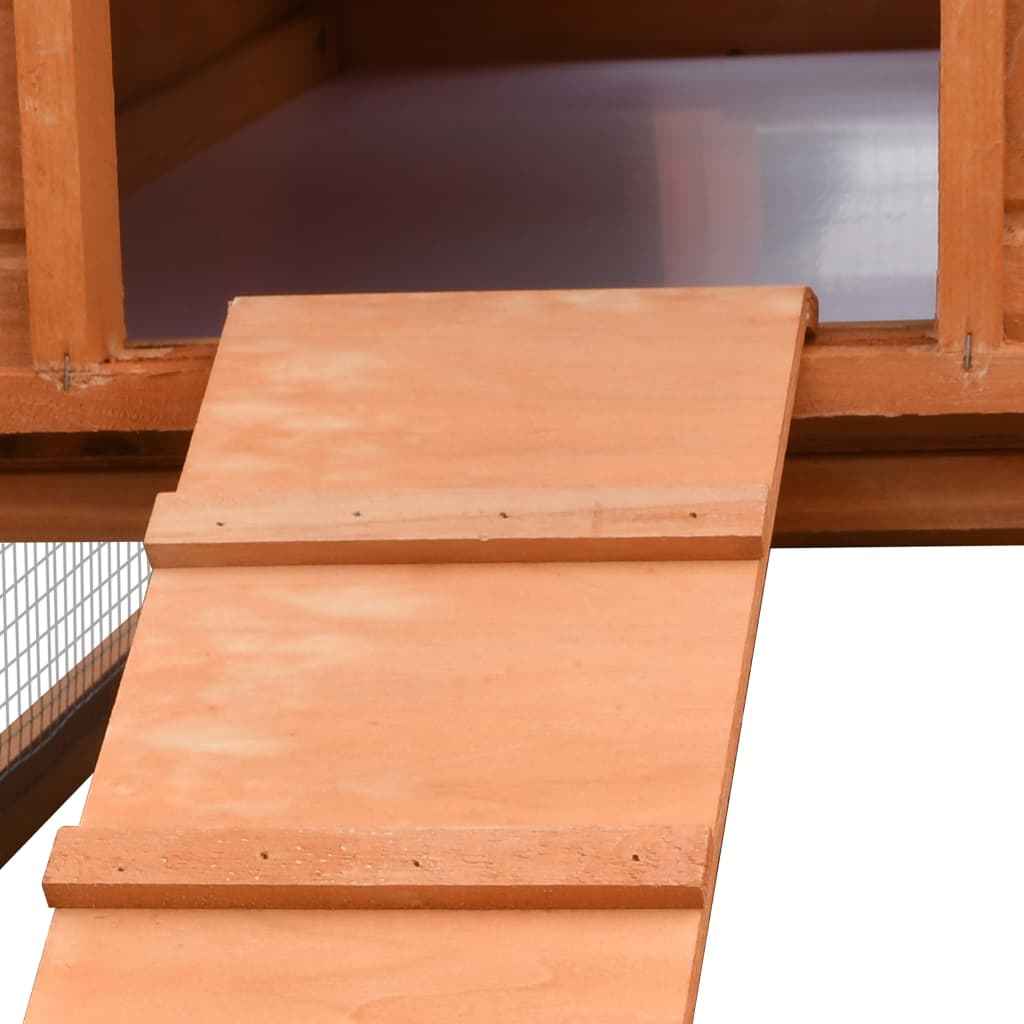 vidaXL Coelheira em pinho e abeto maciços 310x70x87 cm