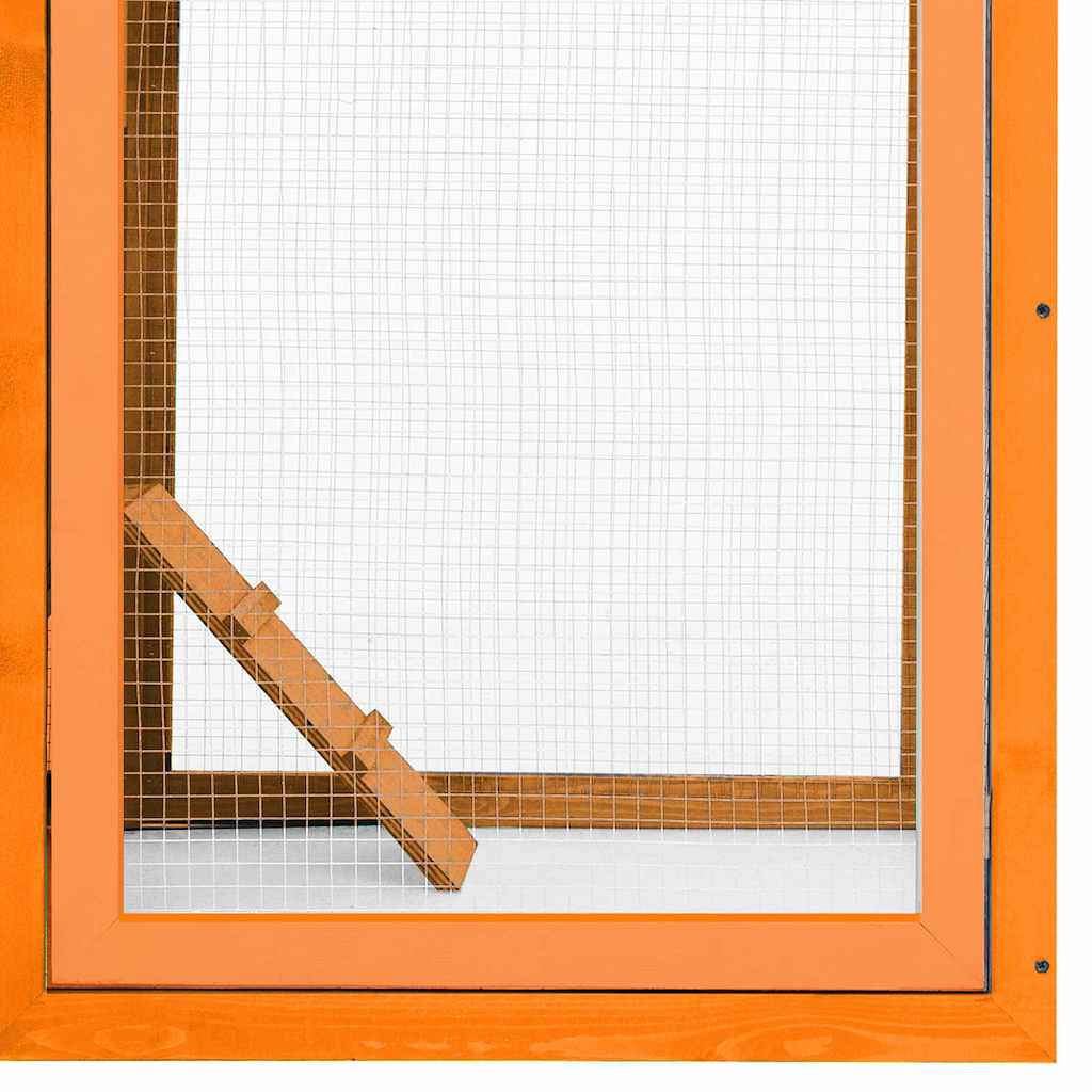 vidaXL Galinheiro em madeira de pinho e abeto maciça 170x81x110 cm