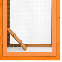 vidaXL Galinheiro em madeira de pinho e abeto maciça 170x81x110 cm