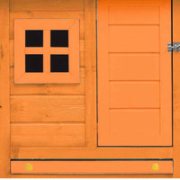 vidaXL Galinheiro em madeira de pinho e abeto maciça 170x81x110 cm