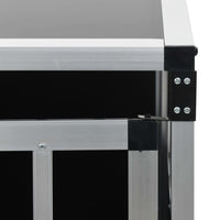 vidaXL Transportadora para cães com porta única 65x91x69,5 cm