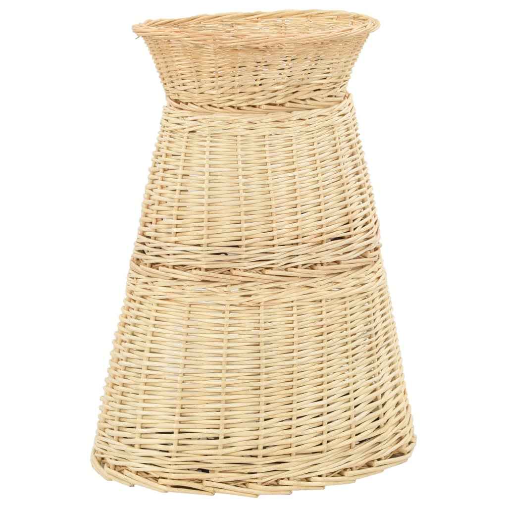 vidaXL 3 pcs cestos p/ gatos + almofadões 47x34x60cm salgueiro natural