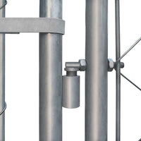 vidaXL Canil de exterior em aço galvanizado 2x2x1 m