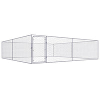 vidaXL Canil de exterior em aço galvanizado 2x2x1 m