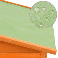 vidaXL Galinheiro com caixa de nidificação madeira de abeto maciça