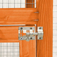 vidaXL Coelheira 140x63x120 cm madeira de abeto maciça