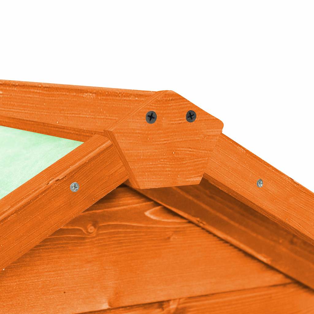 vidaXL Coelheira 140x63x120 cm madeira de abeto maciça