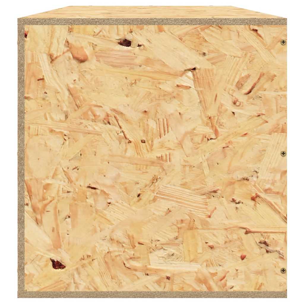 vidaXL Terrário em derivados de madeira 144x46x48 cm