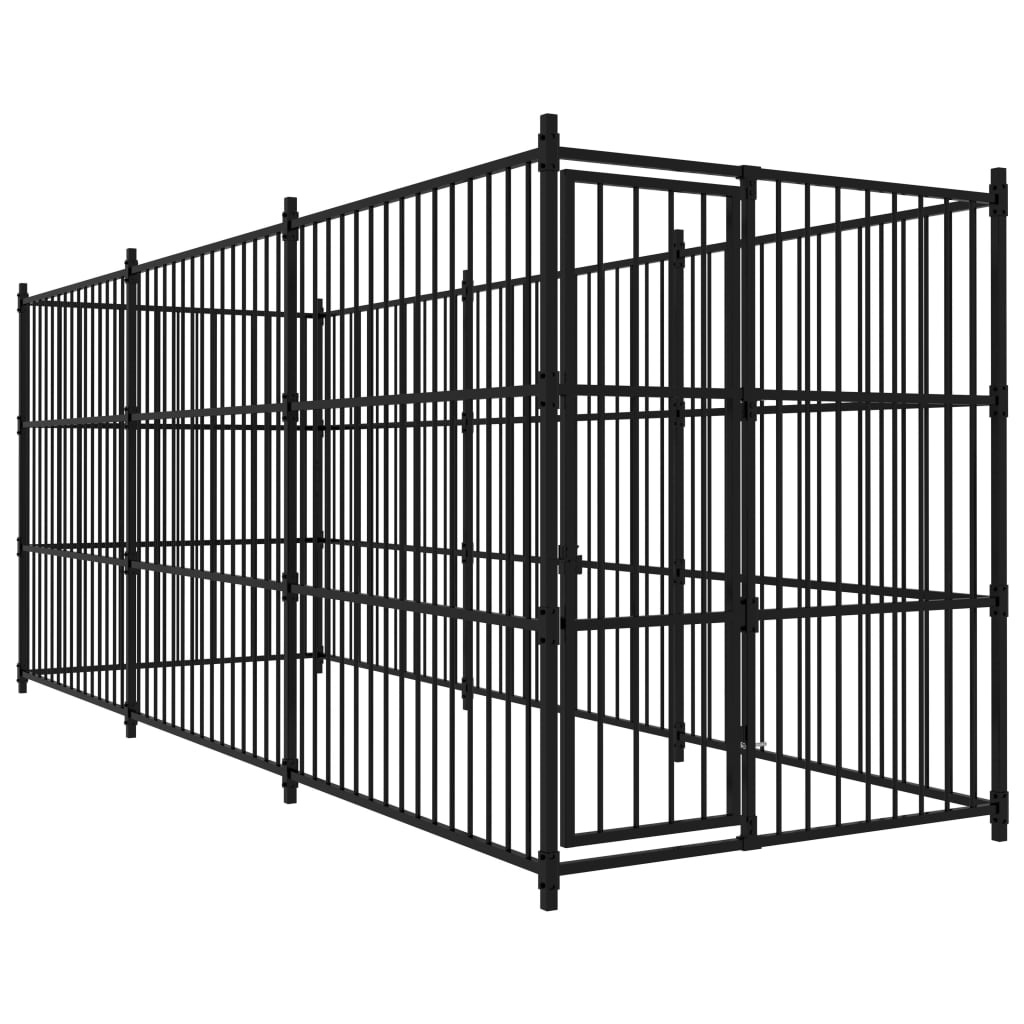 vidaXL Canil de exterior 300x150x185 cm