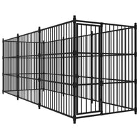 vidaXL Canil de exterior 300x150x185 cm