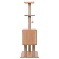 vidaXL Árvore para gatos c/ tapete arranhador sisal 123 cm
