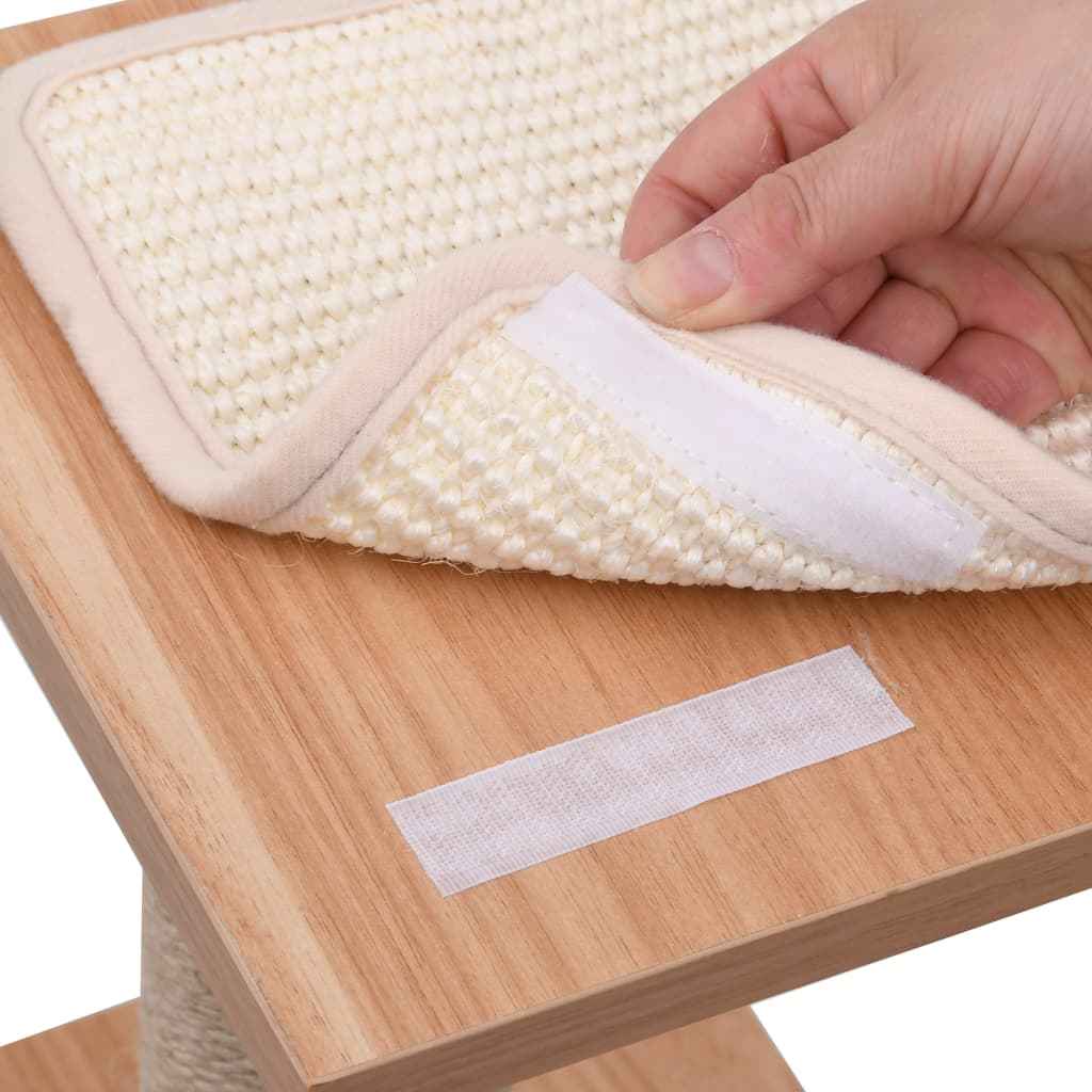 vidaXL Árvore para gatos c/ tapete arranhador sisal 123 cm